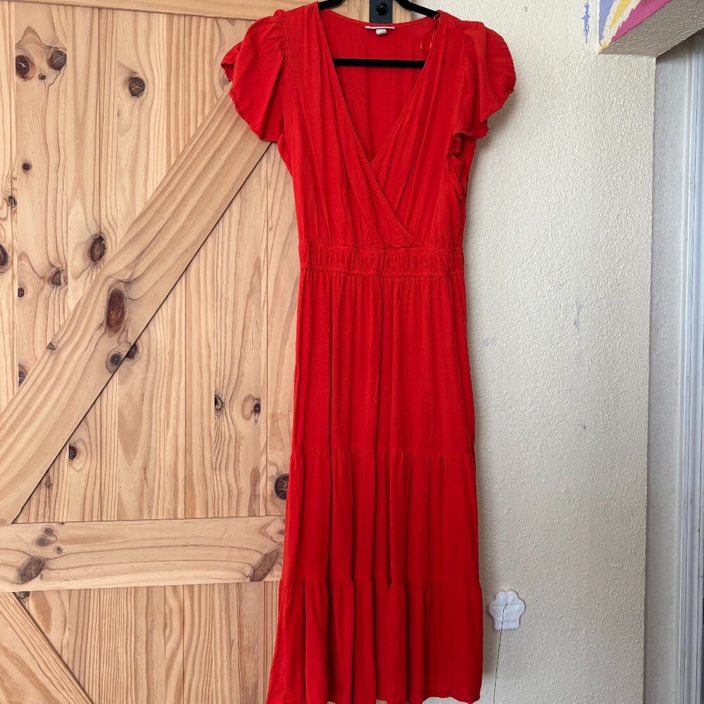 Red dress